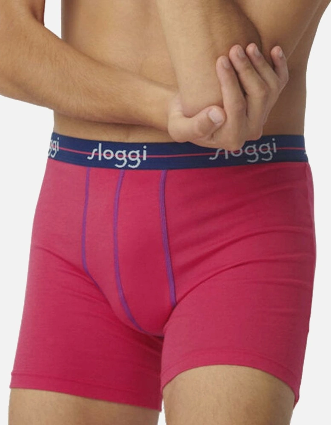 Start 3-Pack Short, Pink-Dark Combination