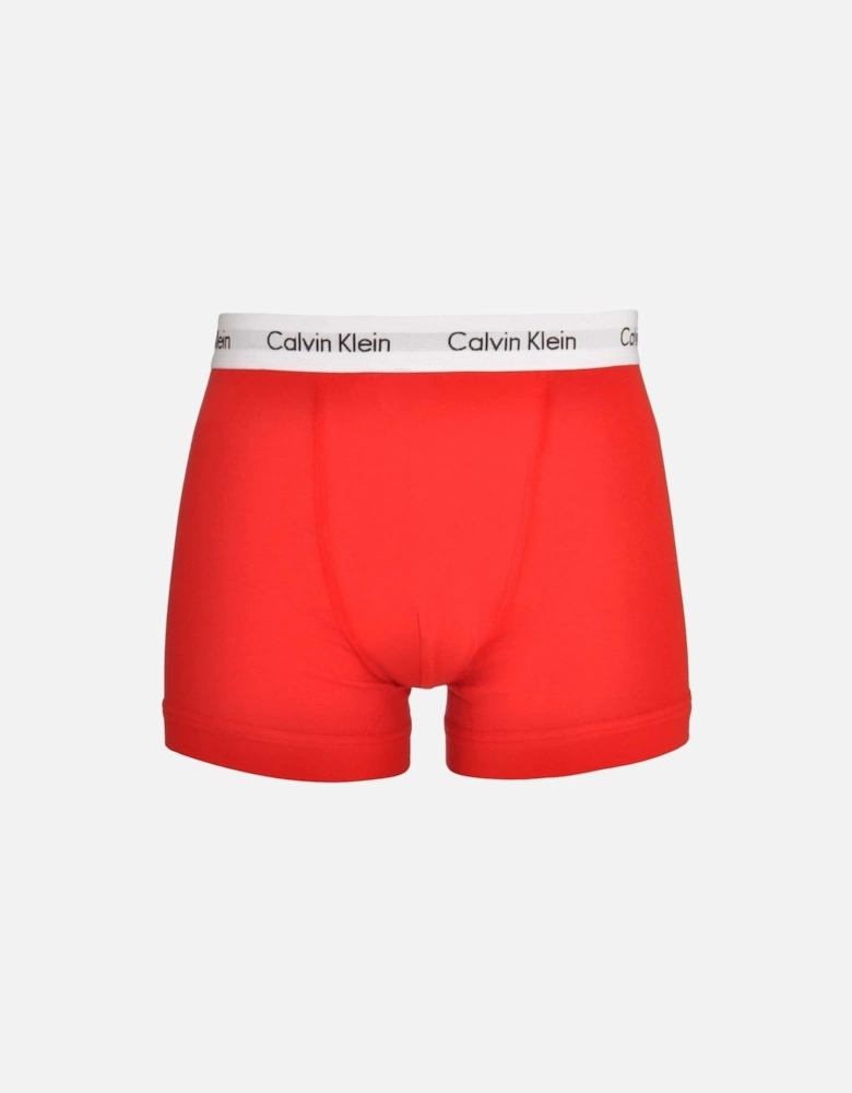 3-Pack Boxer Trunks, Blue/Red/White