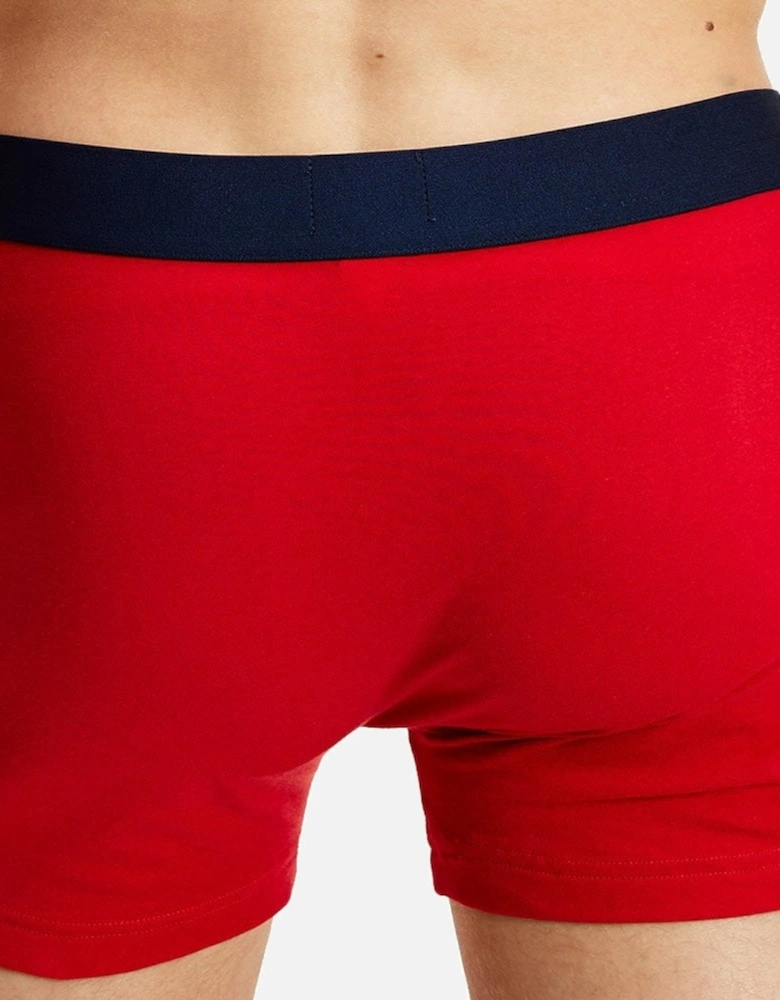 3-Pack Boxer Trunks, Navy Blazer / Tango Red / PVH White