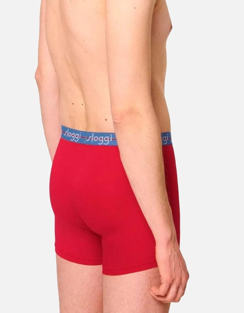 Start 3-Pack Short, Red/Blue/Grey