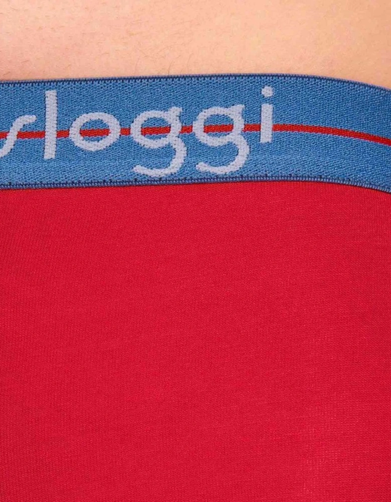 Start 3-Pack Short, Red/Blue/Grey