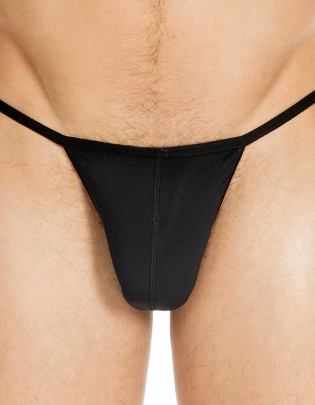 Hom Men's Black Plume G-String - : 39/38/32 Xxl