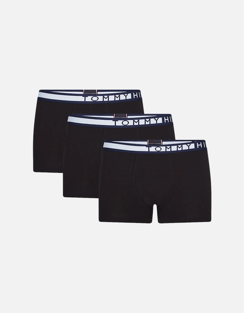 3-Pack Boxer Trunks, PVH Black