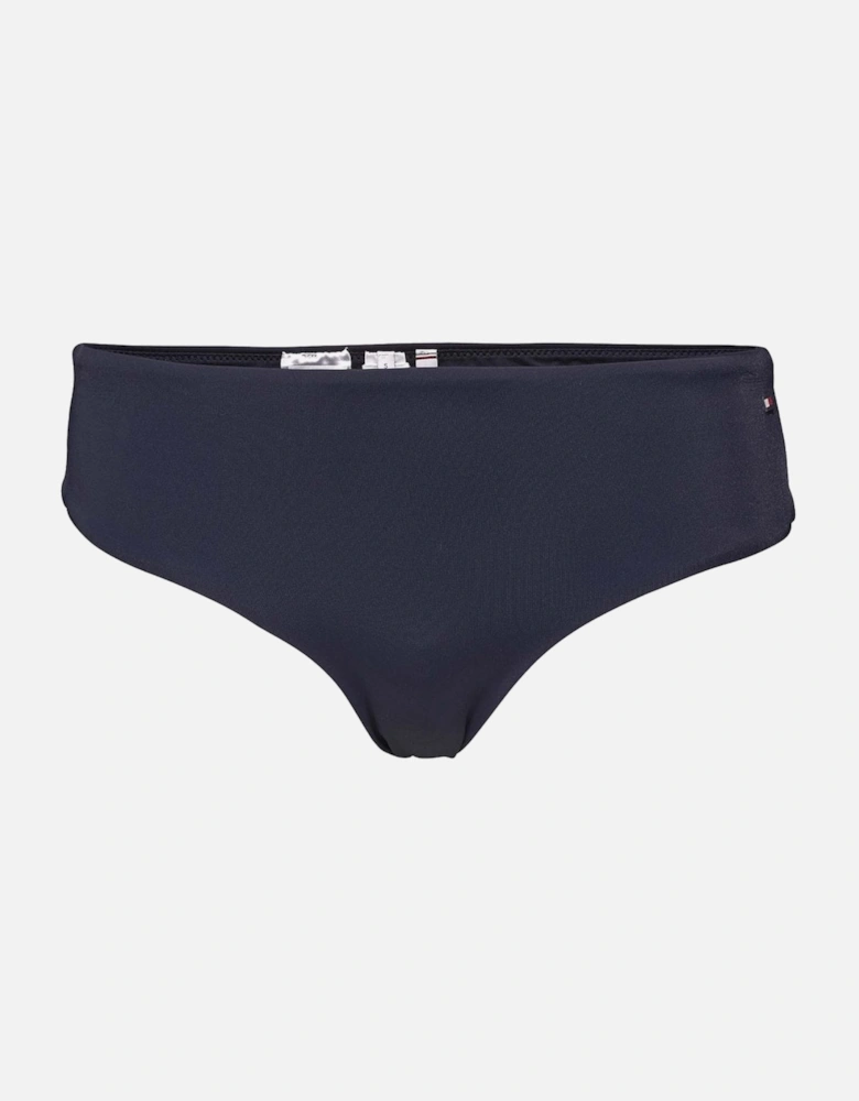 Stretch Flag Hipster Bikini Bottom, Navy Blazer