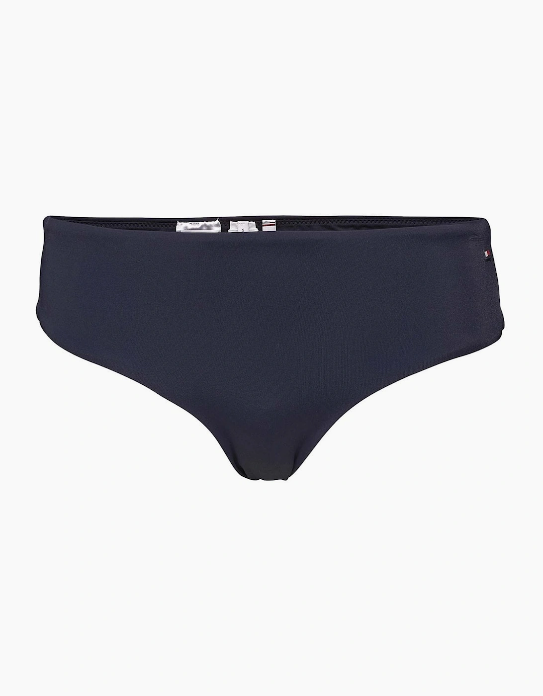 Tommy Hilfiger Women's Stretch Flag Hipster Swim Bikini Bottom, Navy Blazer - Black - Size: S