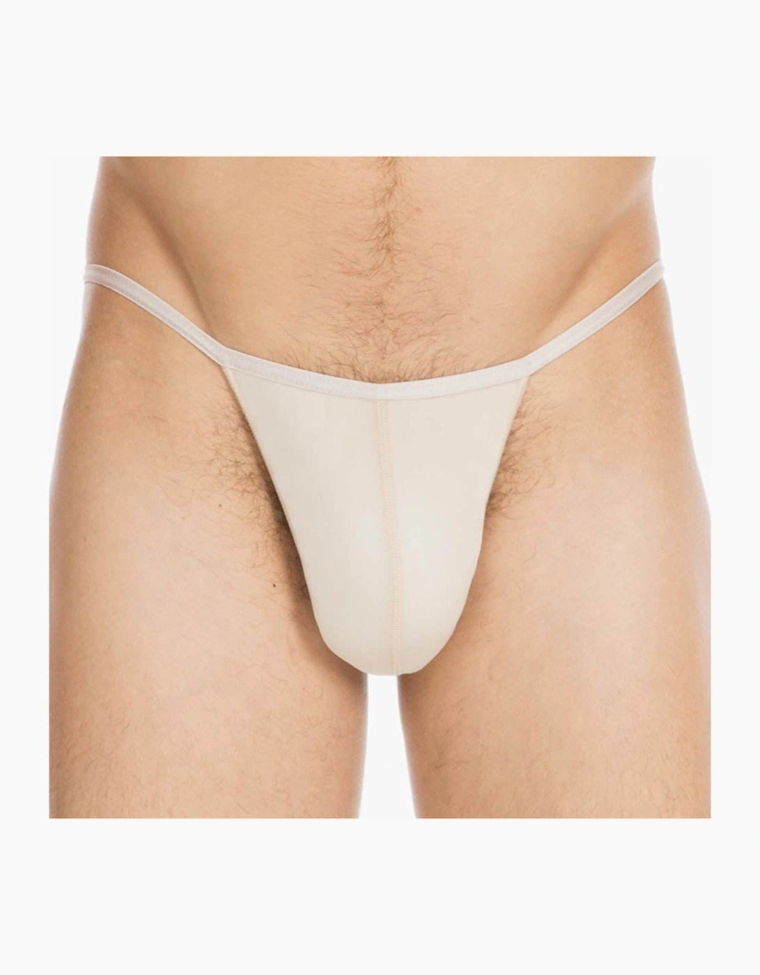 Hom Men's Plume Ultra-light G-String, Skin - Tan - Size: 39/38/32