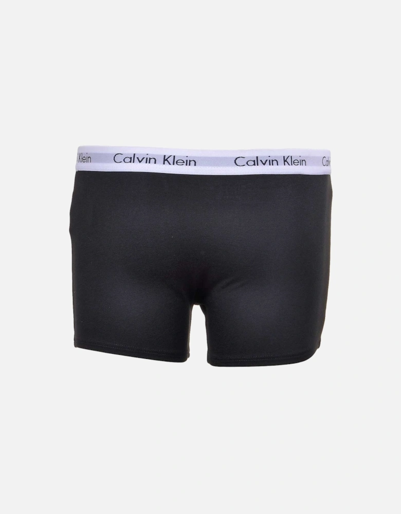 Boys 2-Pack Modern Cotton Boxer Trunks, Black