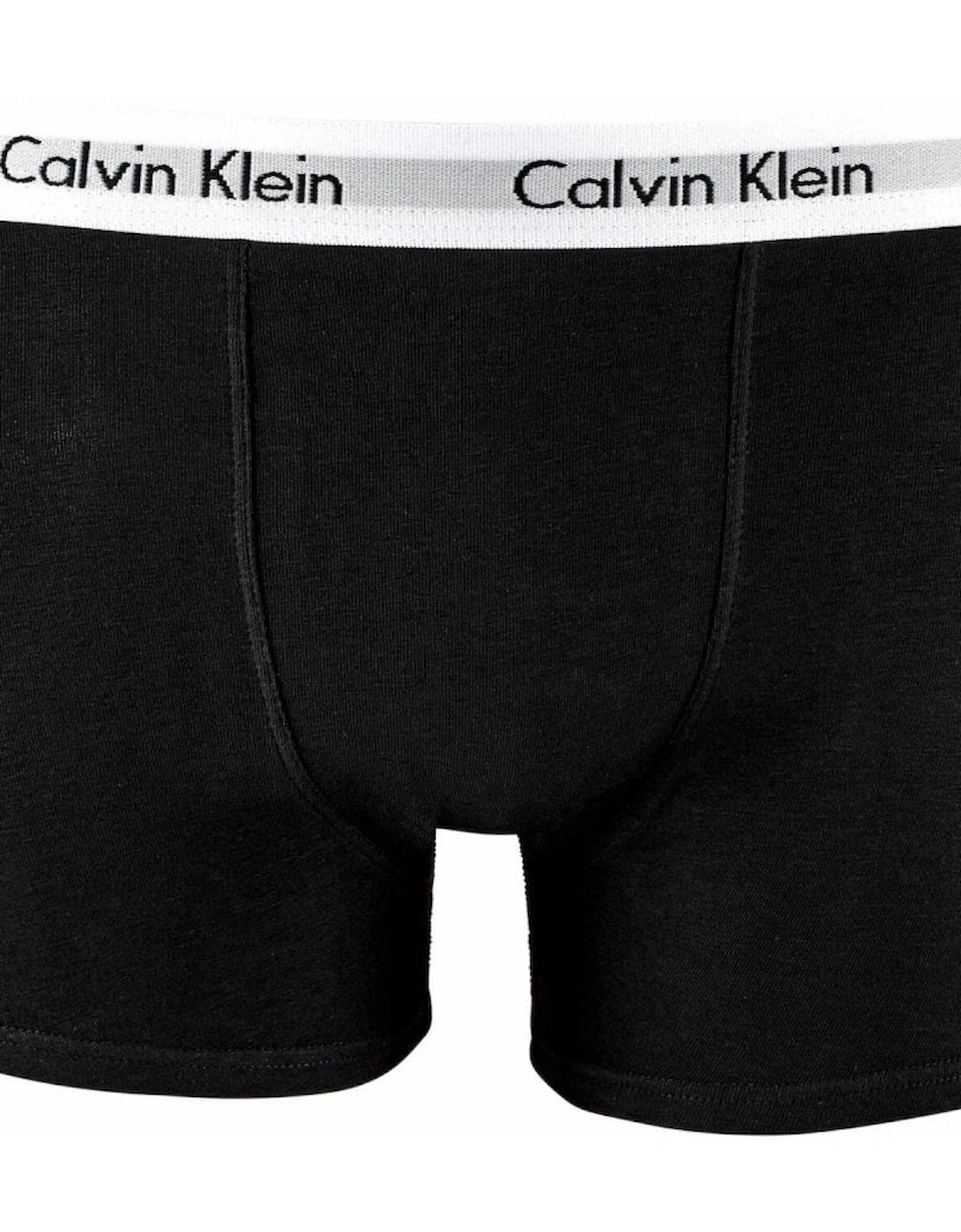 Boys 2-Pack Modern Cotton Boxer Trunks, Black