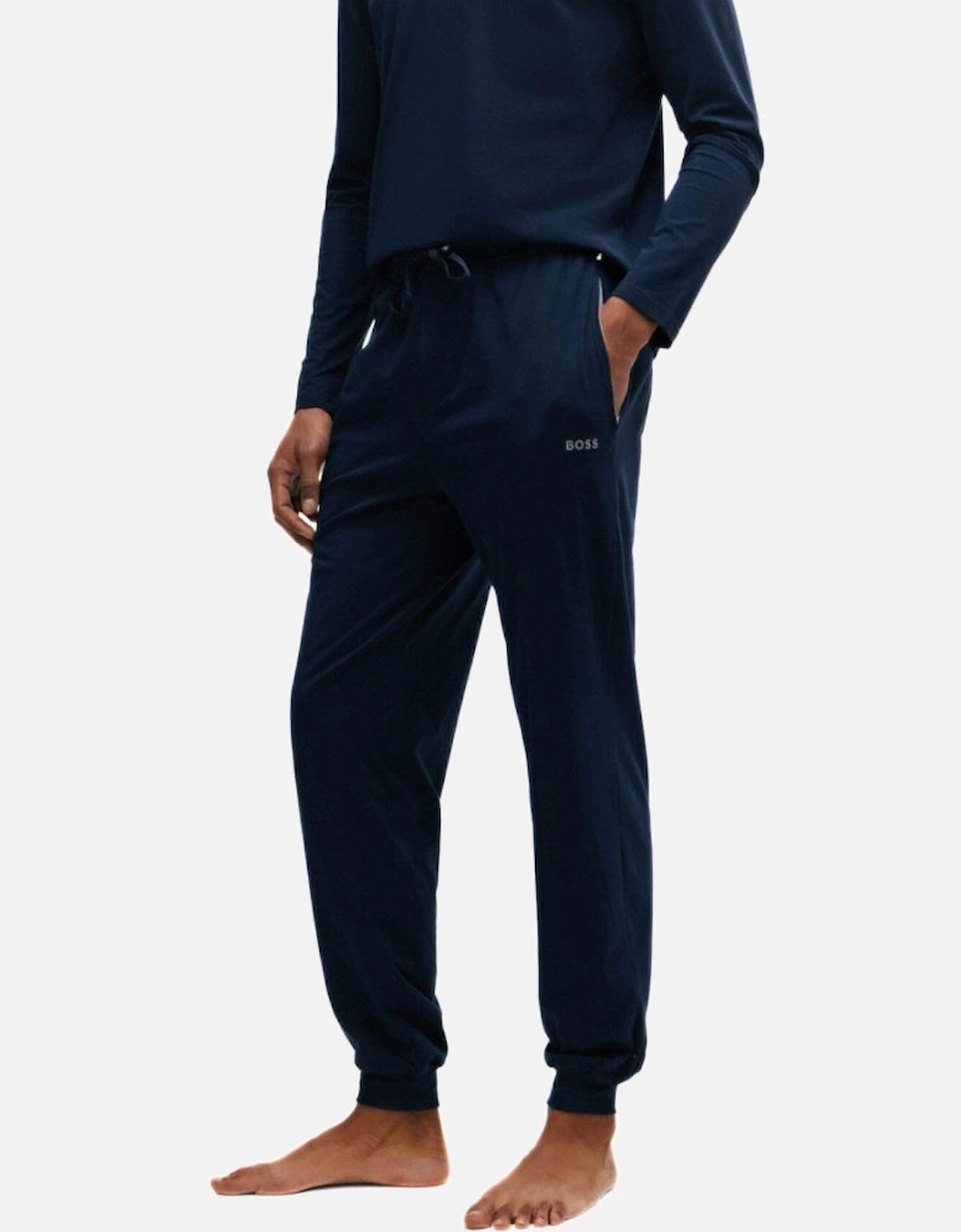 Mix & Match Loungewear Jogging Bottoms, Navy/silver
