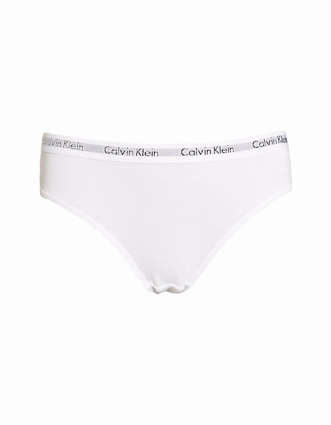 GIRLS 2 Pack Modern Cotton Bikini Brief, Scripted Logo White / White