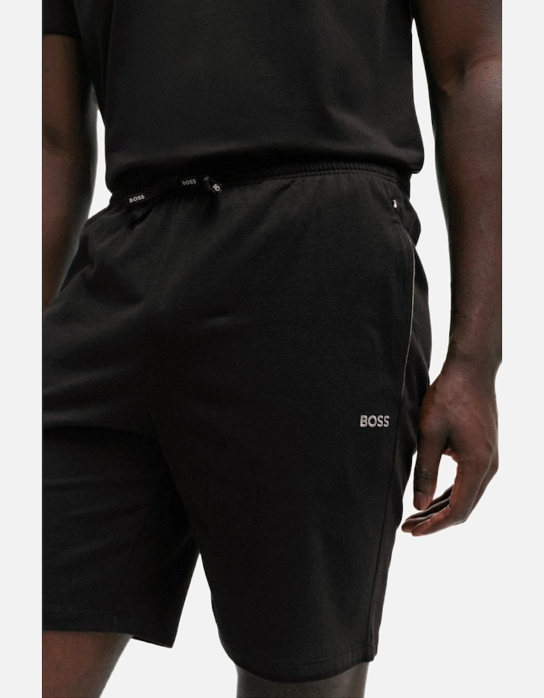 Mix & Match Loungewear Jogging Shorts, Black/grey