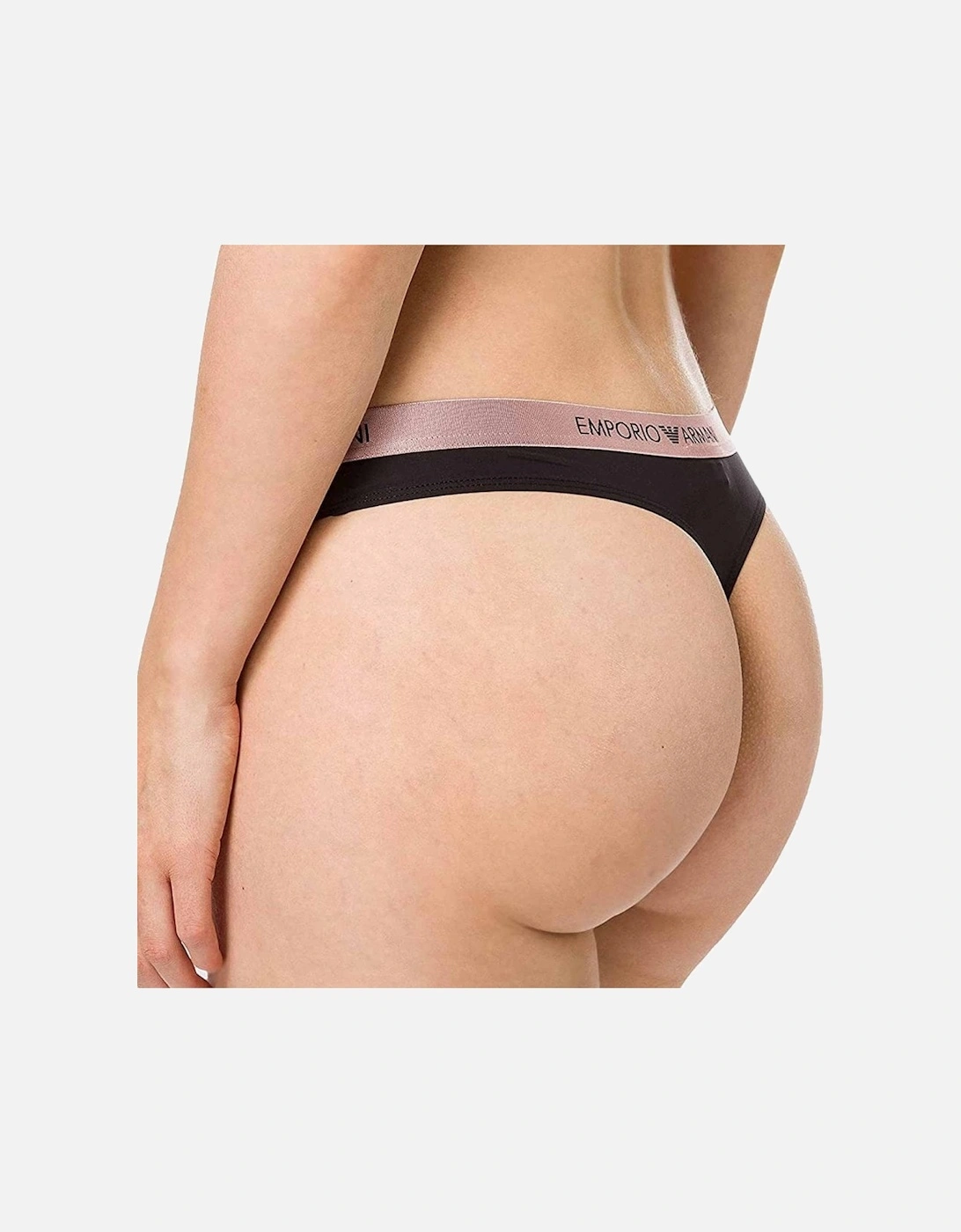 Iconic Microfiber Thong, Black