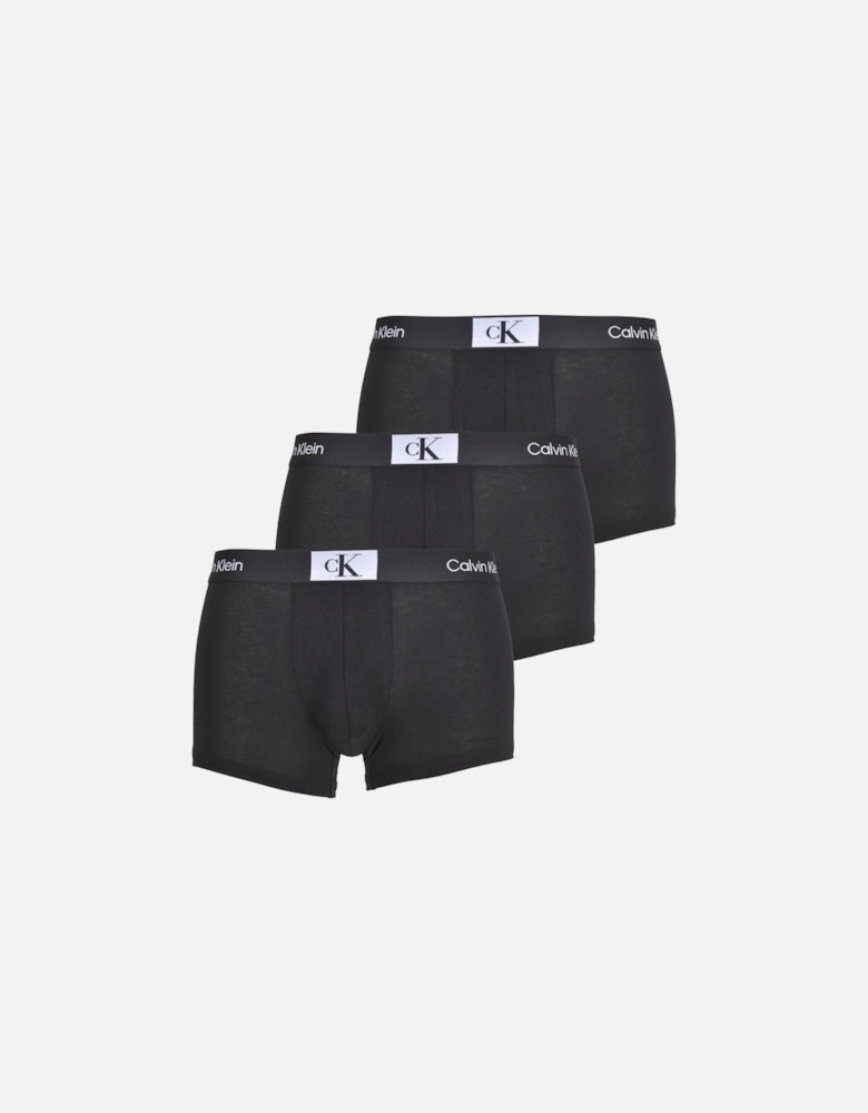 3-Pack CK 1996 Boxer Trunks, Black