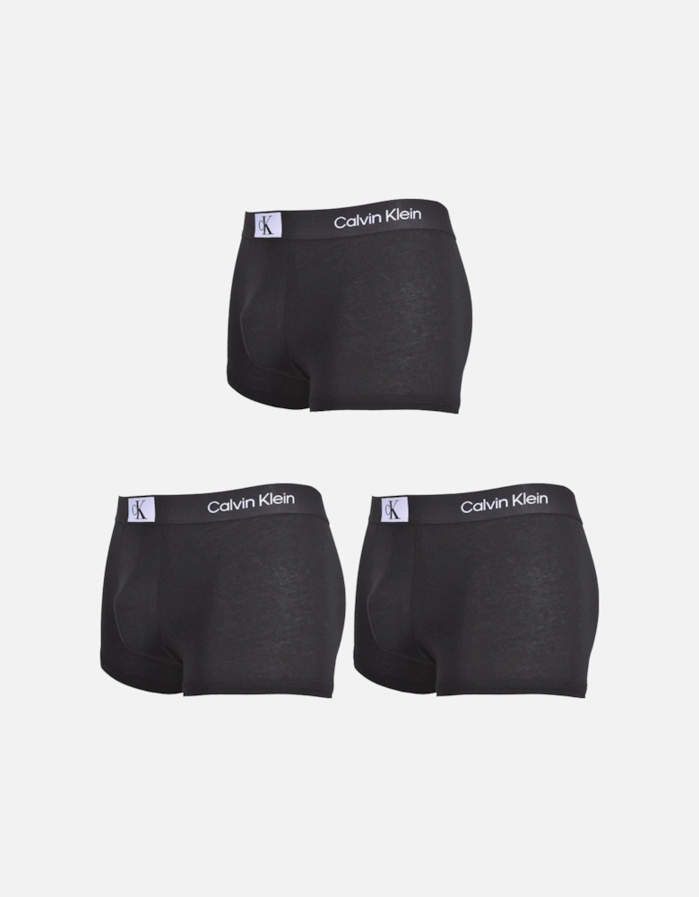 3-Pack CK 1996 Boxer Trunks, Black