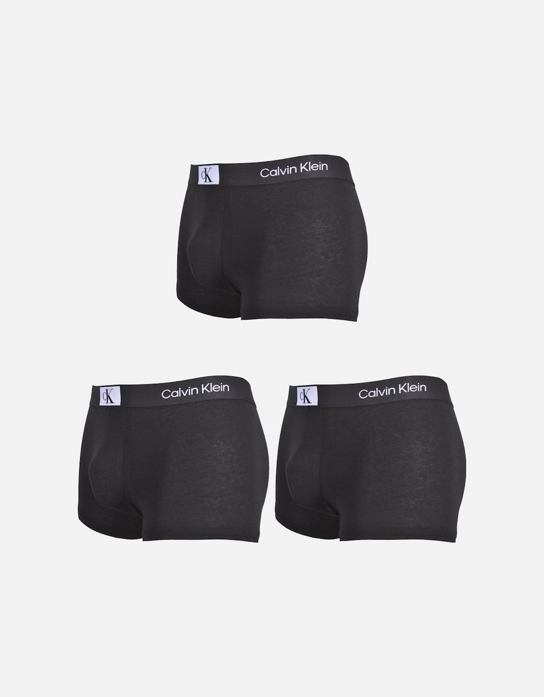 3-Pack CK 1996 Boxer Trunks, Black