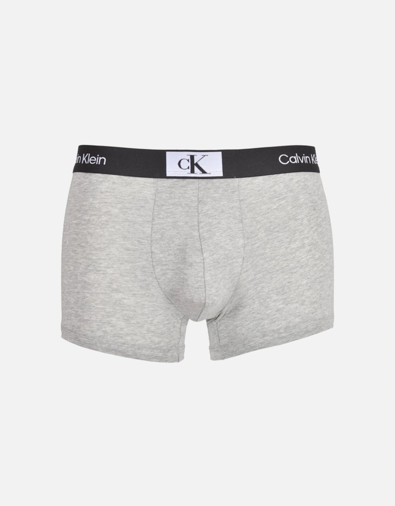 3-Pack CK 1996 Boxer Trunks, Black/White/Grey