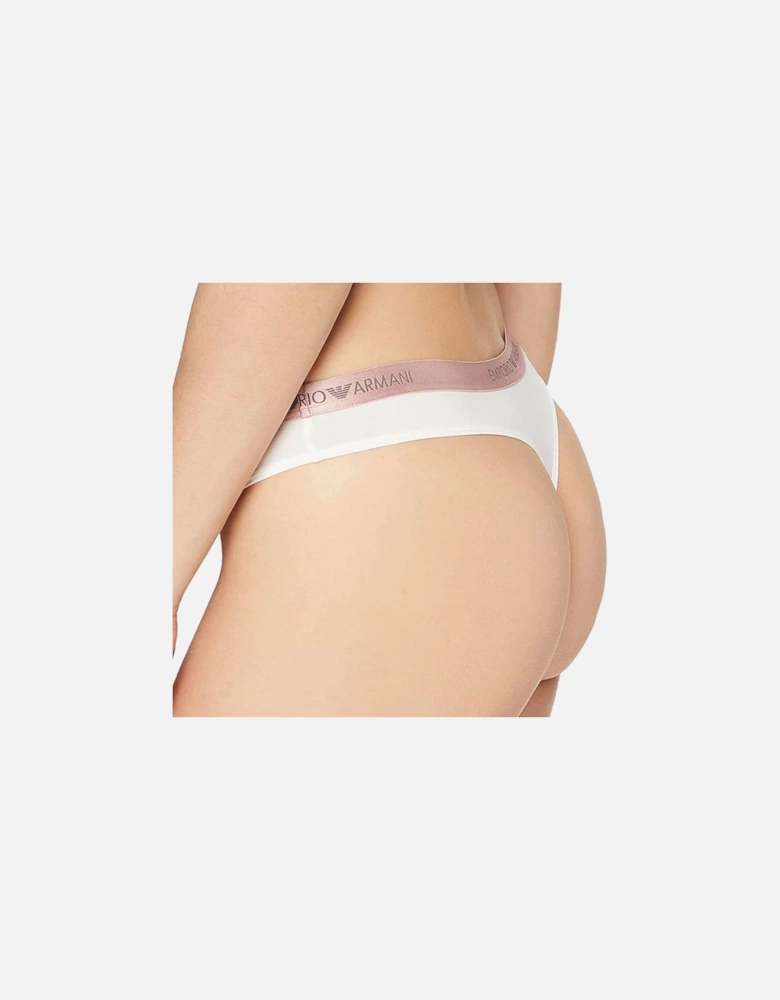 Iconic Microfiber Thong, Ivory