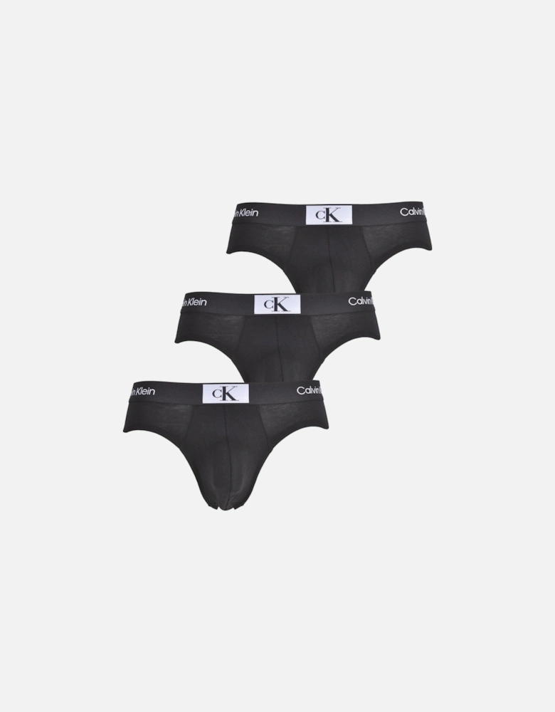 3-Pack CK 1996 Men's Briefs, Black