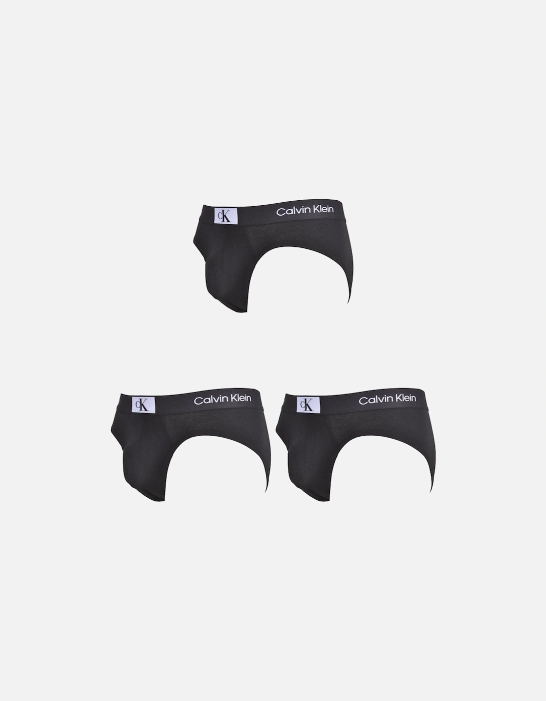 3-Pack CK 1996 Men's Briefs, Black