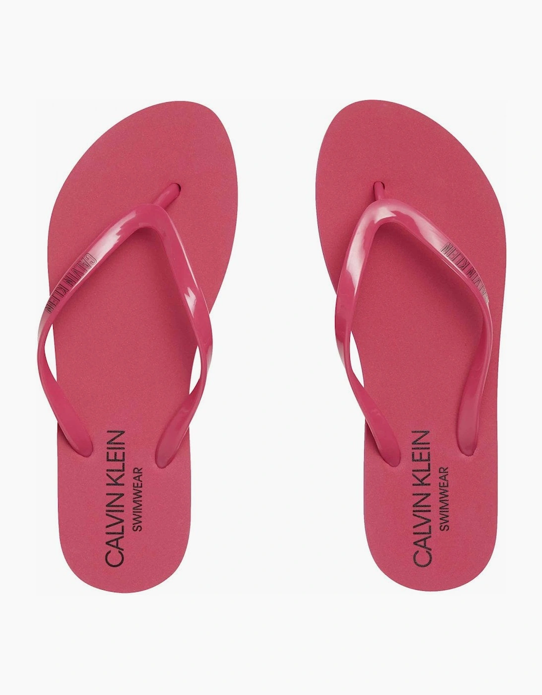 Calvin Klein Women's Intense Power Flip Flop Sandals, Beetroot Purple - Red - Size: 9/8/8.5/9.5