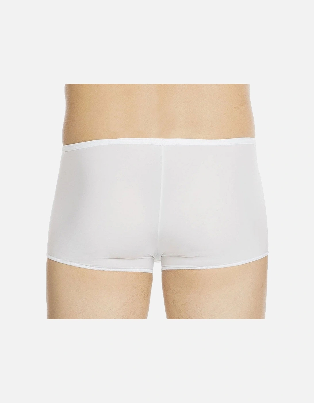 Plumes Boxer Trunk, White