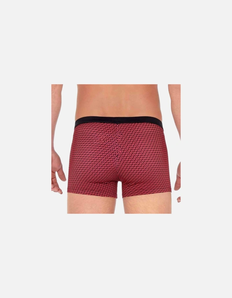 Corbiere Swim Shorts, Black/Red Print