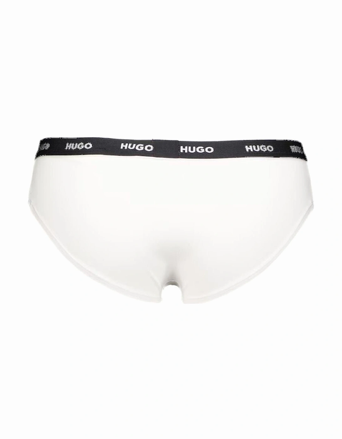 3-Pack Classic Logo Briefs, Black/Red/White