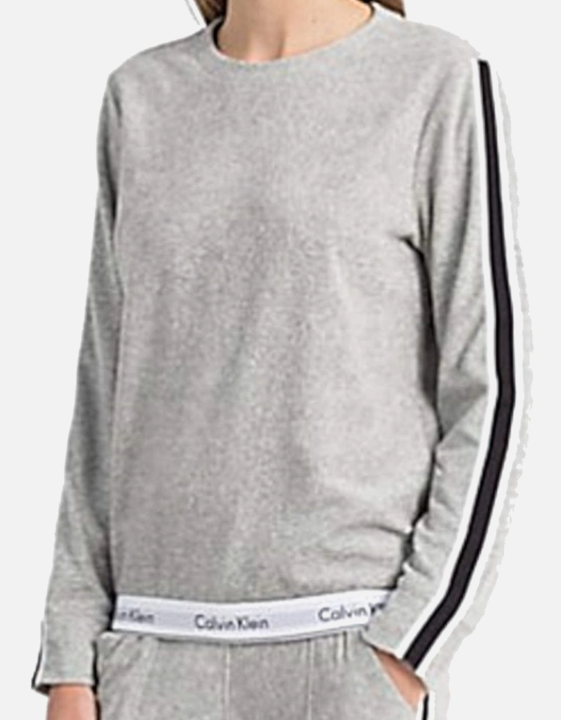 Modern Cotton 'Retro' Sweatshirt, Grey, 4 of 3