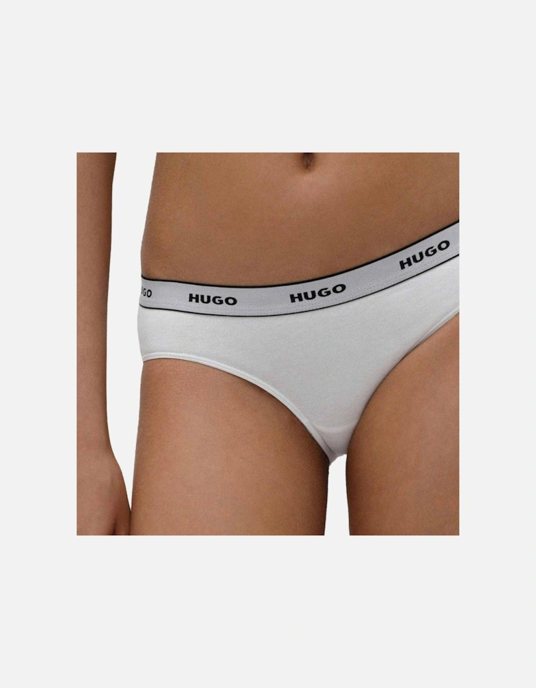 3-Pack Classic Logo Briefs, White