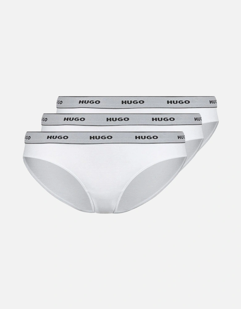 3-Pack Classic Logo Briefs, White