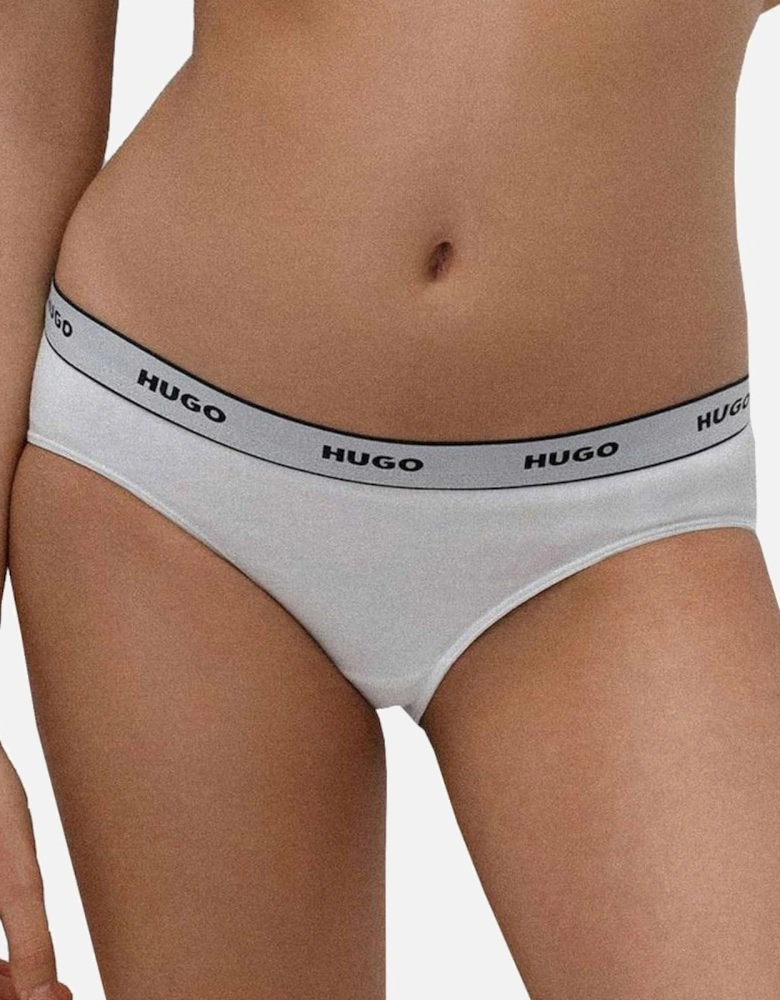 3-Pack Classic Logo Briefs, White