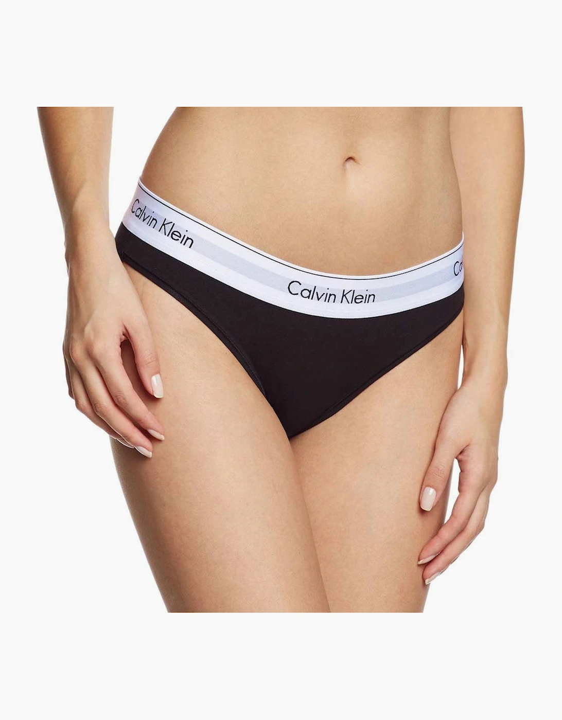 Calvin Klein Women's Modern Cotton Bikini Brief, Black - Size: 16