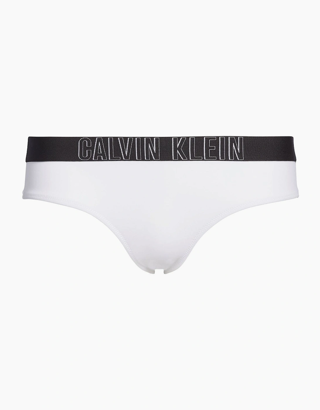Calvin Klein Women's Intense Power Swimwear Hipster Bottom, White - Size: S