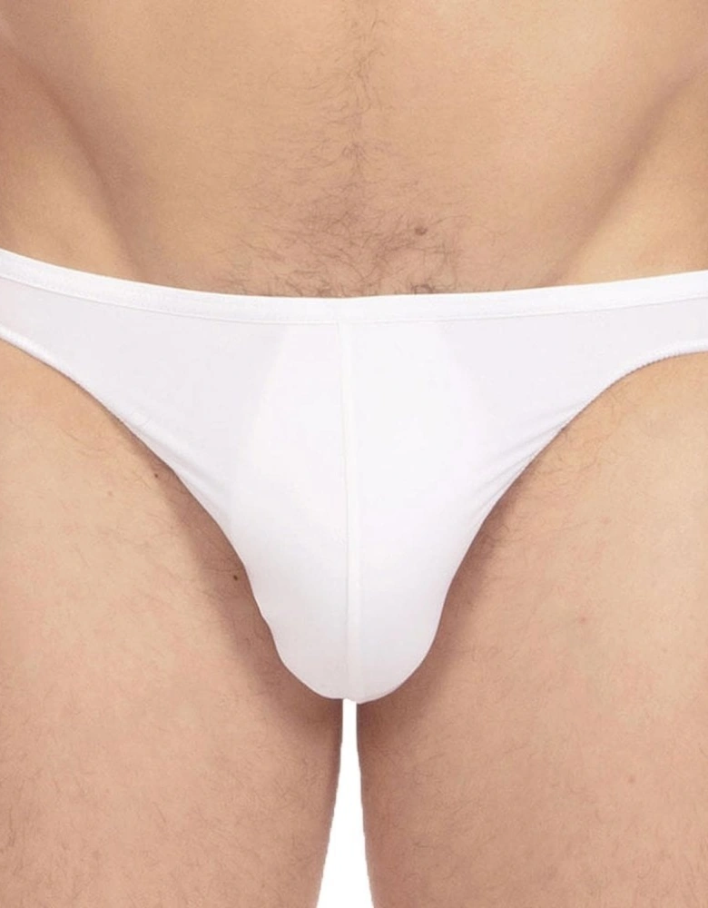 Plumes Micro Brief, White