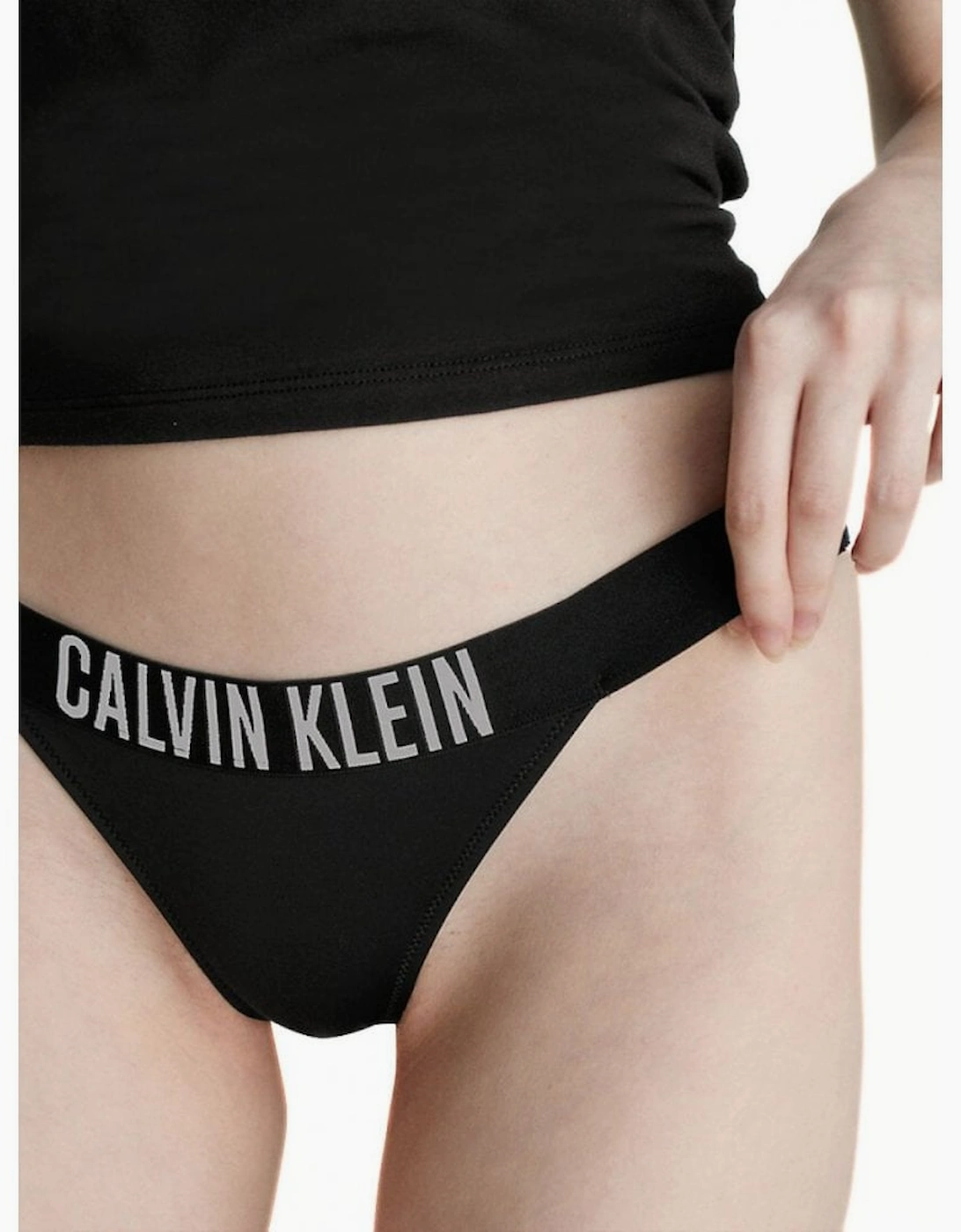 Calvin Klein Women's Black Swimwear Intense Power Brazilian Brief, - : Xs