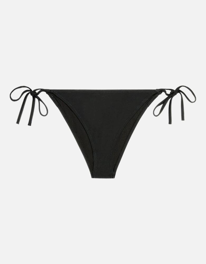 Swimwear Intense Power String Side Tie Cheeky Bikini Bottoms, Black