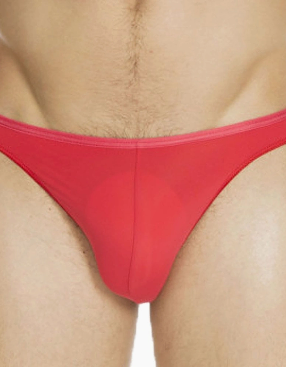 Hom Men's Plume Ultra-light Brief, Red - Size: 37/36/32