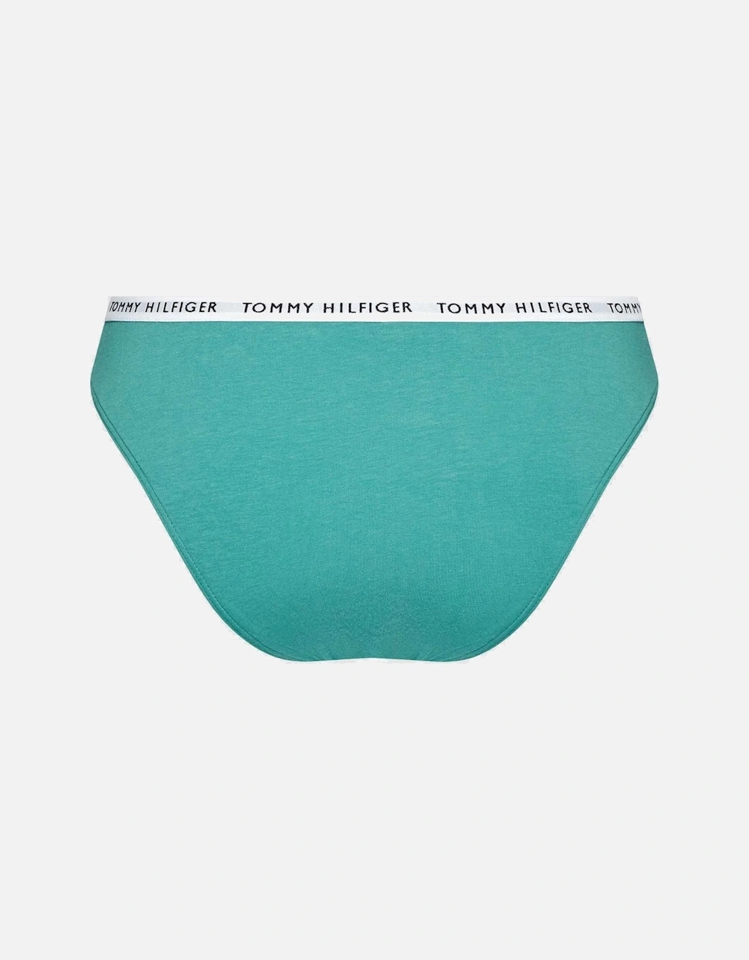 Cotton 3-Pack Bikini Briefs, Cranberry/Aqua/Saltwater Green