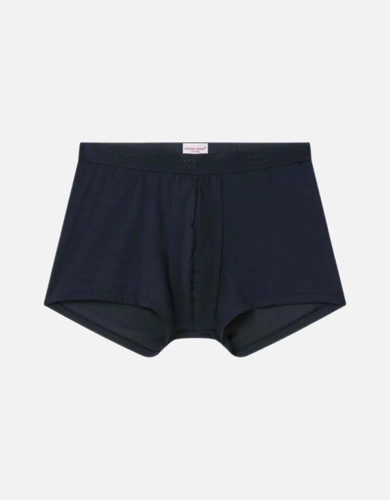 Jack Pima Cotton Boxer Trunk, Navy