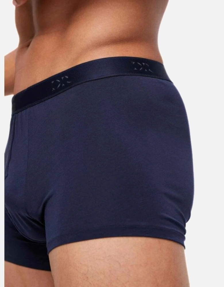 Jack Pima Cotton Boxer Trunk, Navy