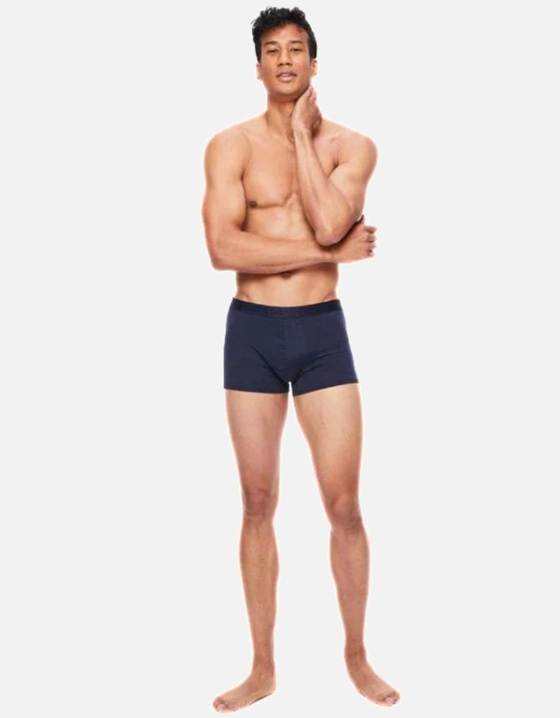 Jack Pima Cotton Boxer Trunk, Navy