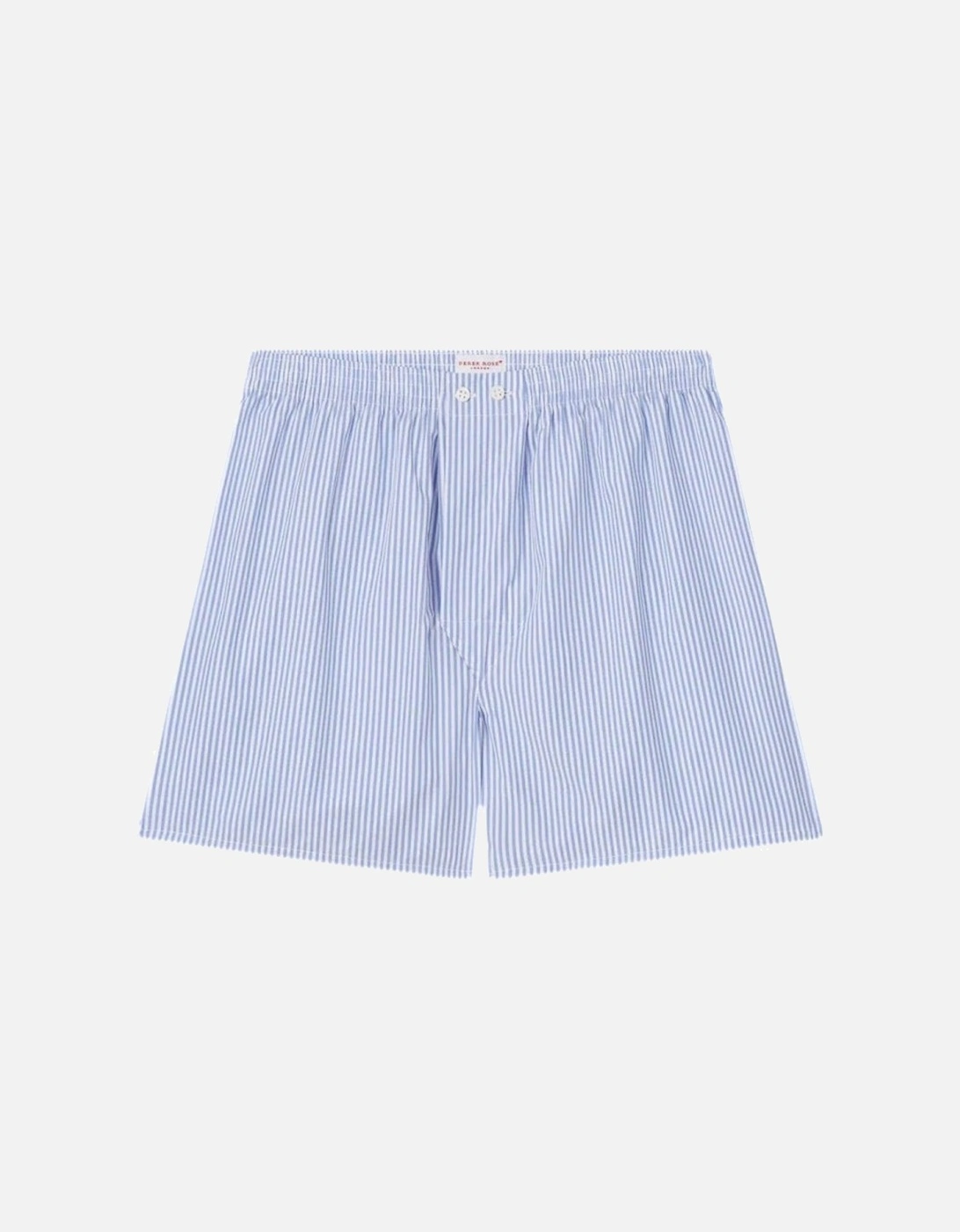 James Stripe Classic-Fit Cotton Boxer Shorts, Light Blue, 7 of 6