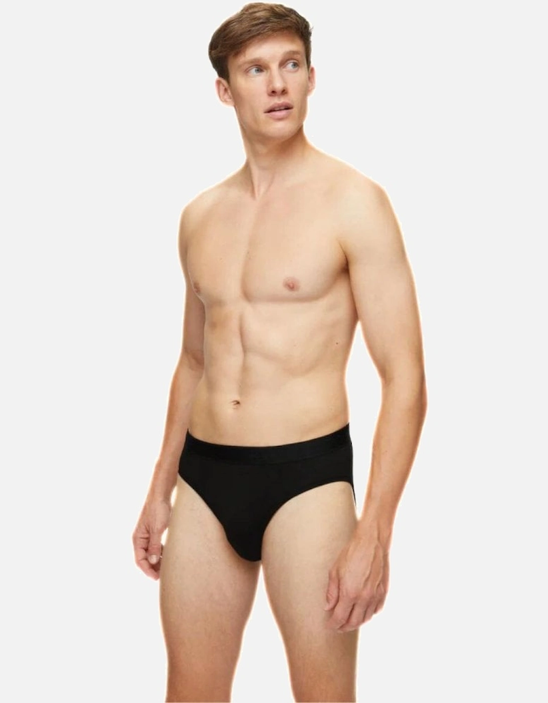 Jack Pima Cotton Brief, Black