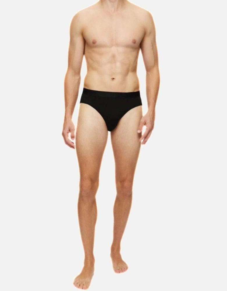 Jack Pima Cotton Brief, Black