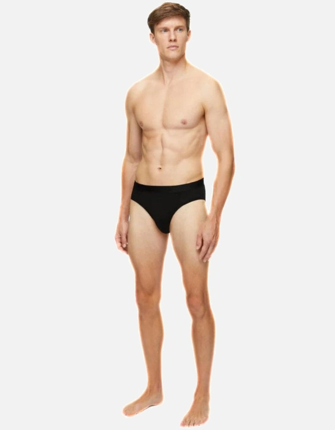 Jack Pima Cotton Brief, Black