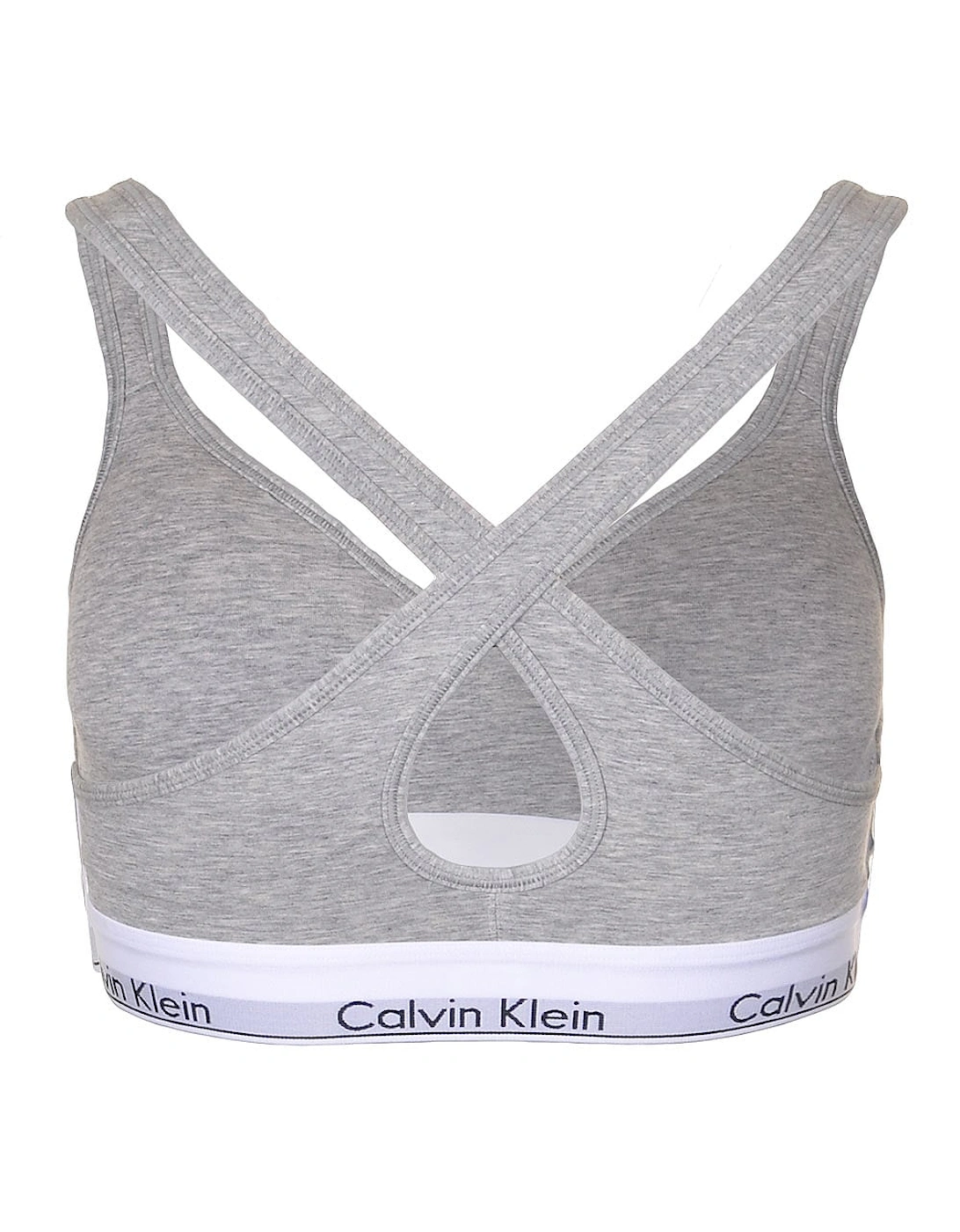 Modern Cotton Bralette Lift, Grey Heather