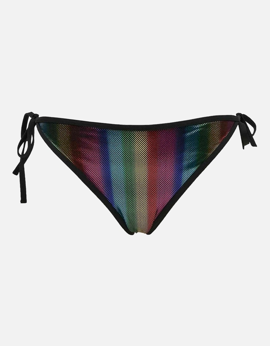 Pride Swim Bikini Bottom, Rainbow Gradient/Black, 4 of 3