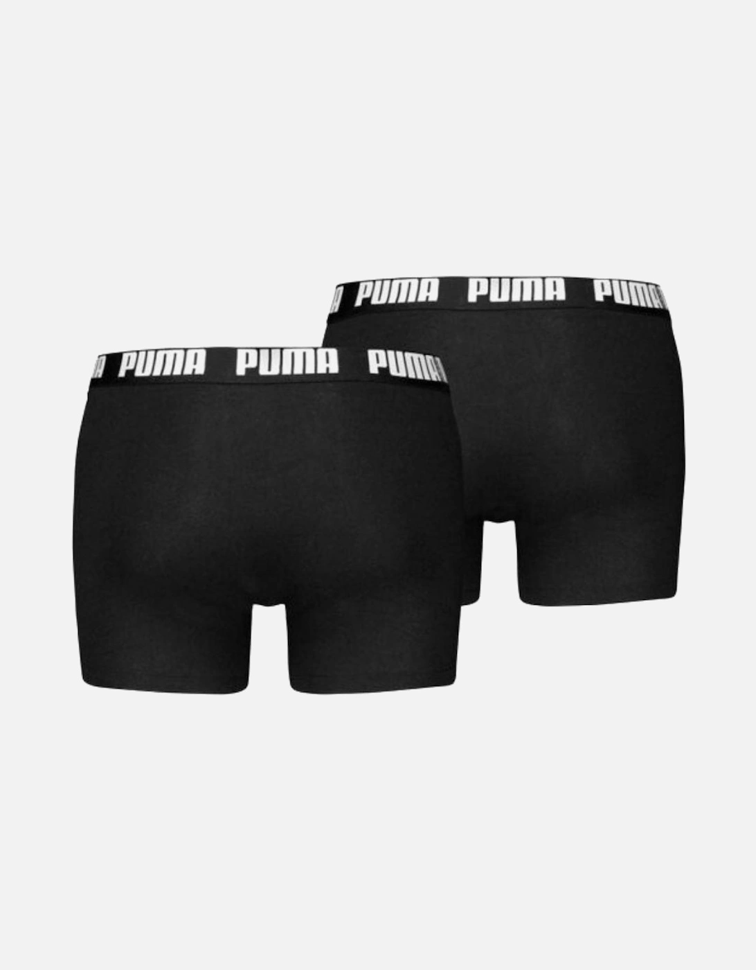 2-Pack Everyday Basic Boxer Briefs, Black