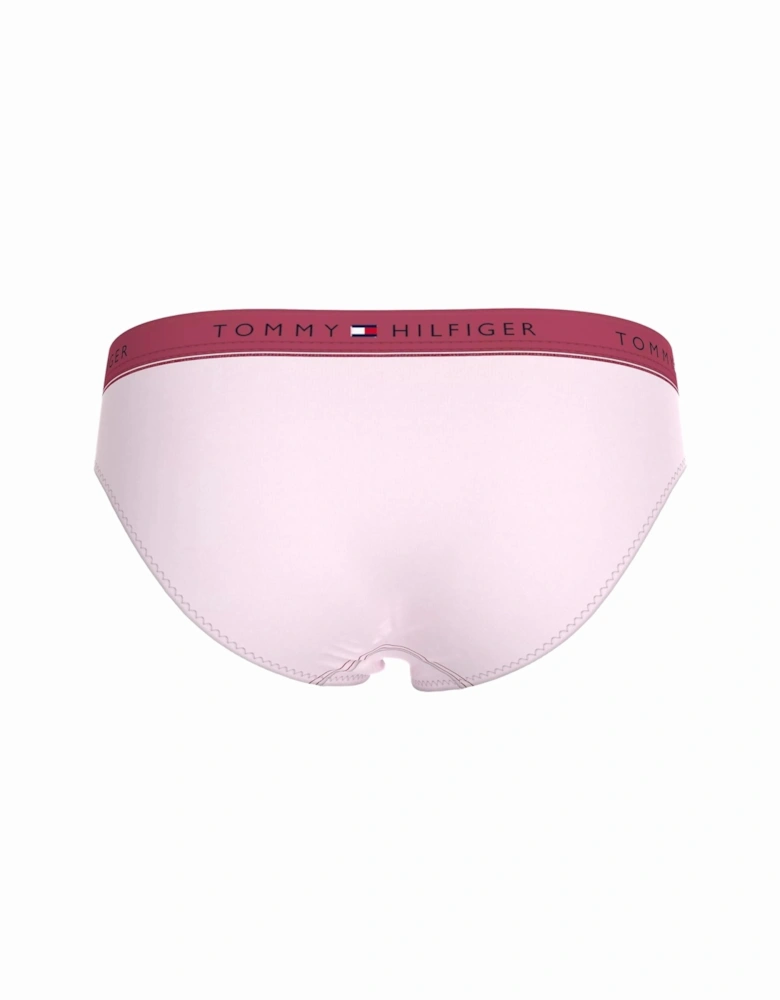 Girls 2-Pack Heritage Logo Bikini Briefs, Light Pink / Deep Rouge