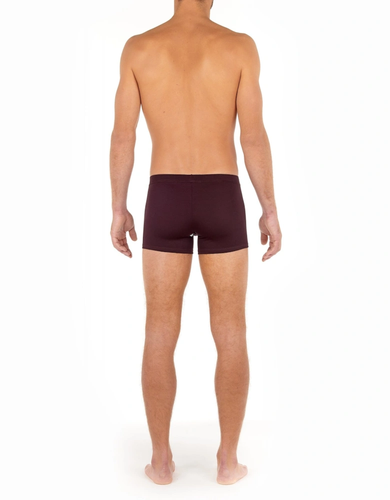 Tencel Soft Comfort Boxer Trunk, Burgundy